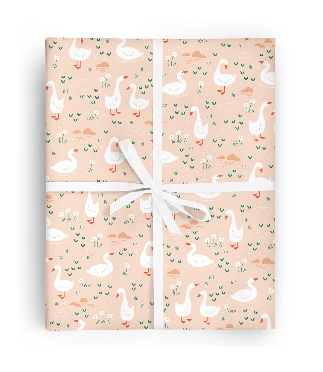 Geese Baby Shower Gift Wrap — Two Pooch Paperie